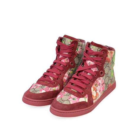 gucci blooms high tops